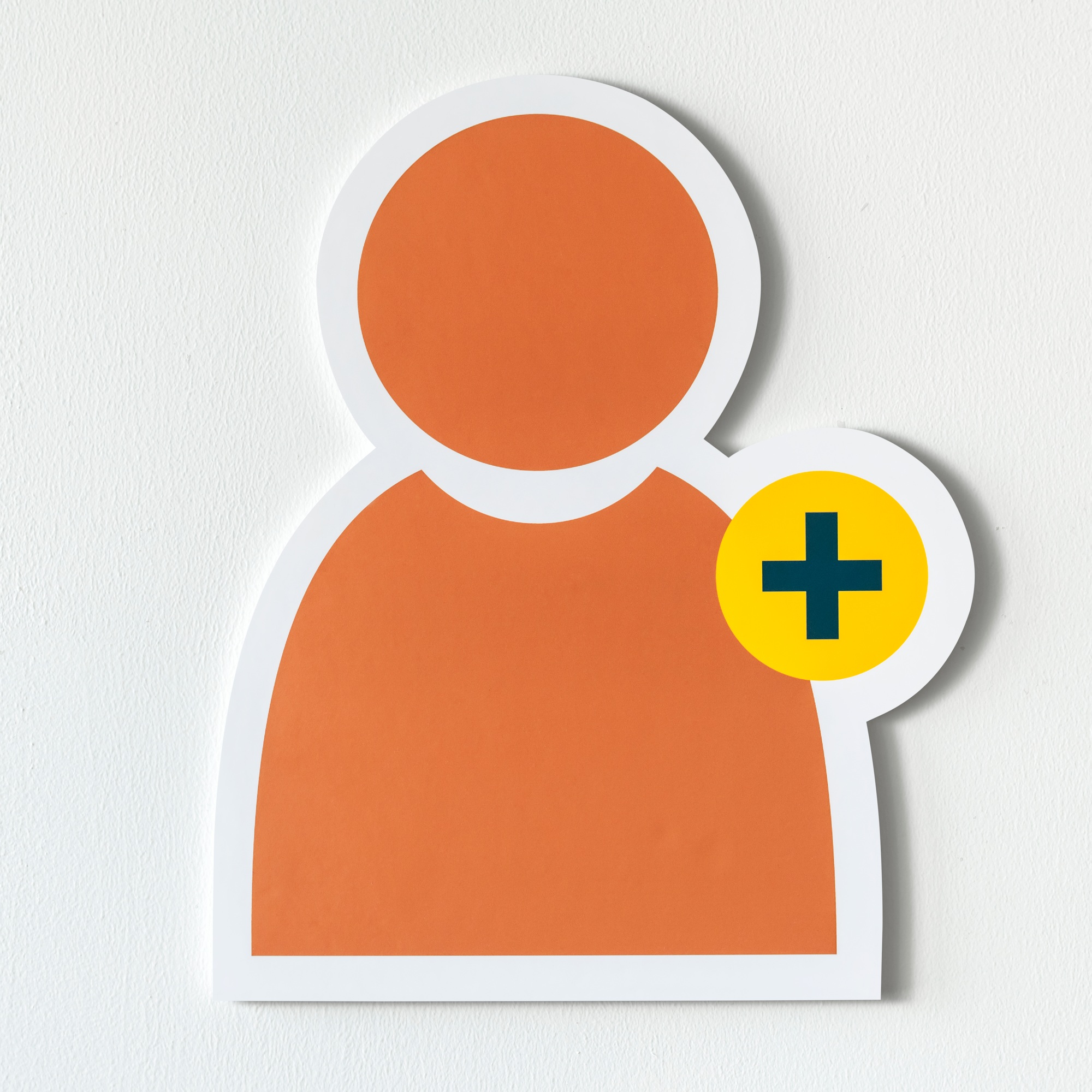 Add friend social media icon